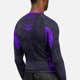 Hayabusa Rashguard Ranked Lange Ärmel - Lila