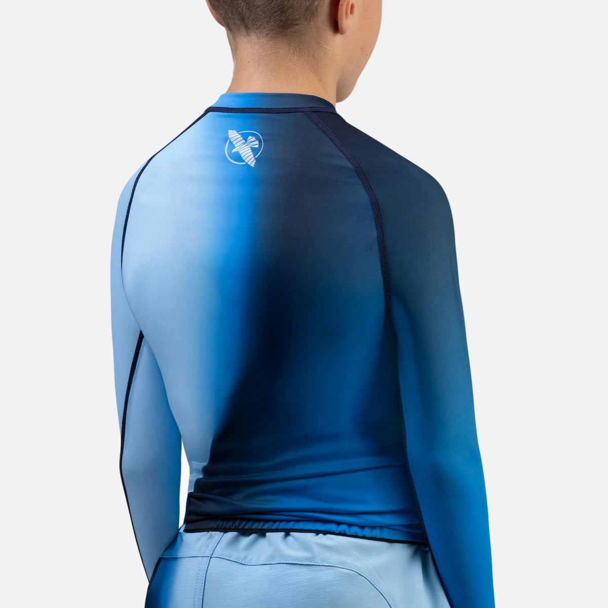 Hayabusa Rashguard Apex Nova Lange Ärmel Kinder - Blau