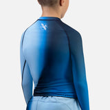 Hayabusa Rashguard Apex Nova Lange Ärmel Kinder - Blau