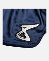 8 WEAPONS Muay Thai Shorts Strike - Dunkelblau/Weiß