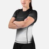 Hayabusa Rashguard Apex Nova Kurzarm Damen - Grau