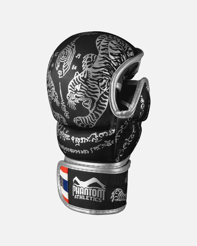 Phantom Athletics MMA Handschoenen Sparring Muay Thai - Zwart/Zilver