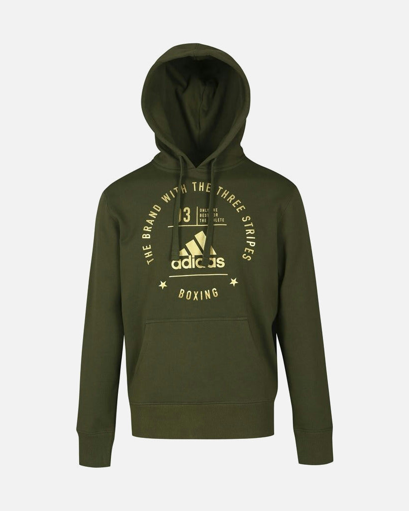 Adidas Hoodie Community Boxing - Grün/Gold