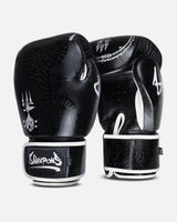 8 WEAPONS Boxhandschuhe Sak Yant Big Tiger - Schwarz