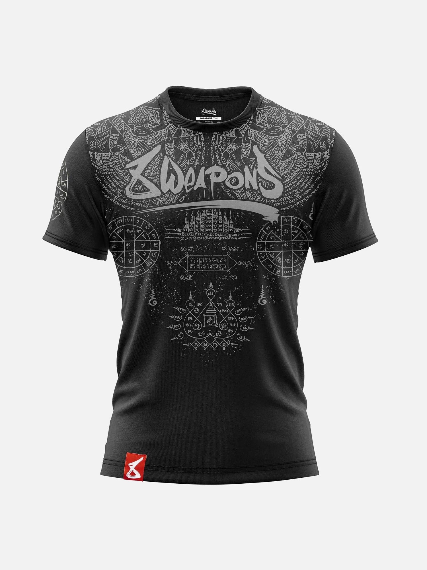8 WEAPONS T-Shirt Yantra - Schwarz