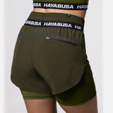 Hayabusa Trainingsshorts Damen - Olivgrün