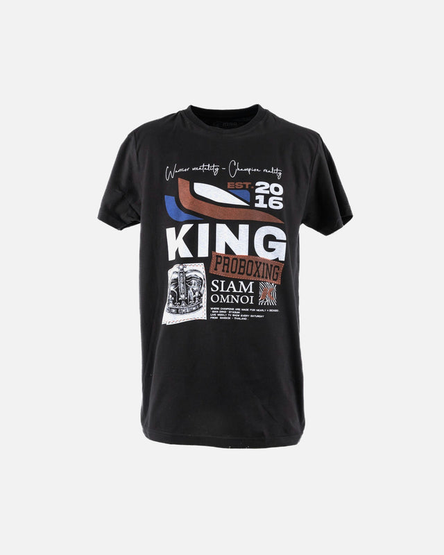 King Pro Boxing T-Shirt Omnoi - Schwarz