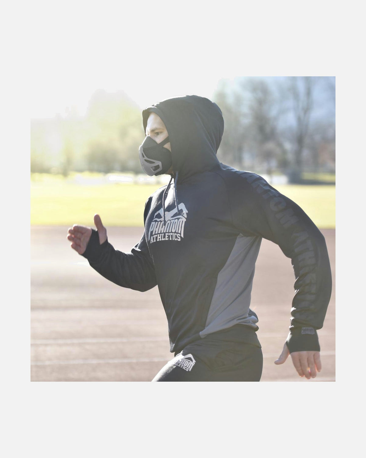 Phantom Athletics Trainingsmaske Mystery Mask - Grau