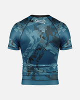 8 WEAPONS Rashguard Hit 2.0 - Dunkelblau/Schwarz