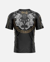 8 WEAPONS T-Shirt Funktionell Tiger Yant – Schwarz/Gelb