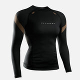 Hayabusa Rashguard Pro Ranked Lange Ärmel Damen - Braun