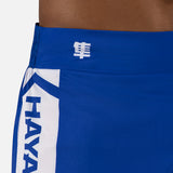 Hayabusa Muay-Thai-Shorts Icon - Blau/Weiß