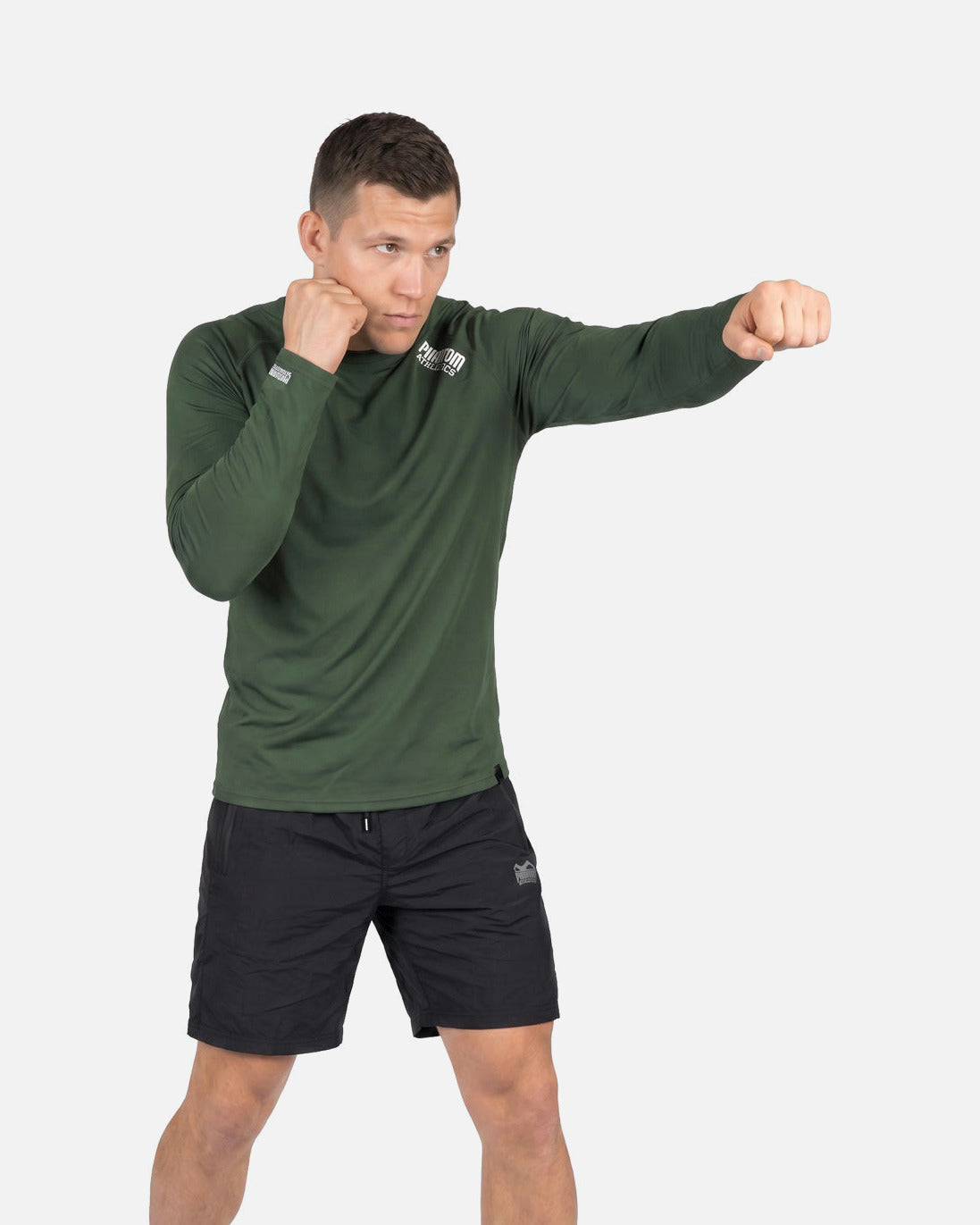 Phantom Athletics Trainingsshirt Tactic Lange Ärmel - Grün
