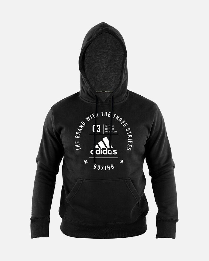 Adidas Hoodie Community Boxing - Schwarz/Weiß