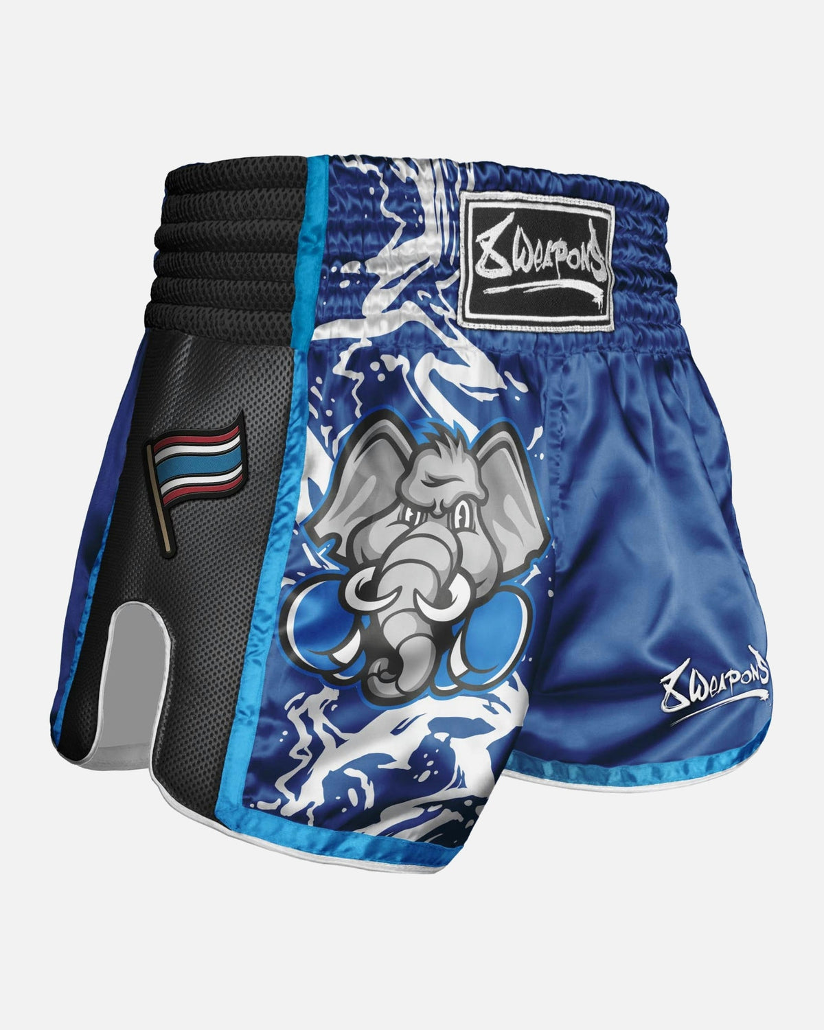 8 WEAPONS Muay Thai Shorts Jipe - Blau