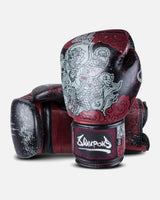 8 WEAPONS Boxhandschuhe Hanuman Yant - Schwarz/Rot