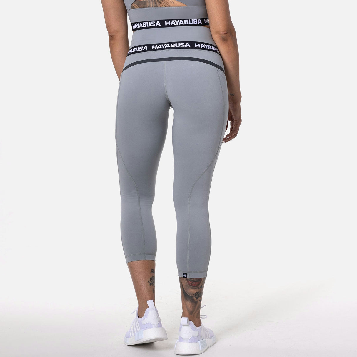 Hayabusa Leggings High Rise 3/4 Damen - Grau