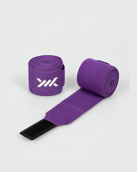 Caged Boxbandagen Essential – Lila (inklusive Waschbeutel)