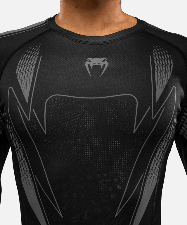 Venum Rashguard Amazonia Reborn Lange Ärmel - Schwarz/Grau