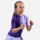 Hayabusa Rashguard Apex Nova Kurzarm Kinder - Lila