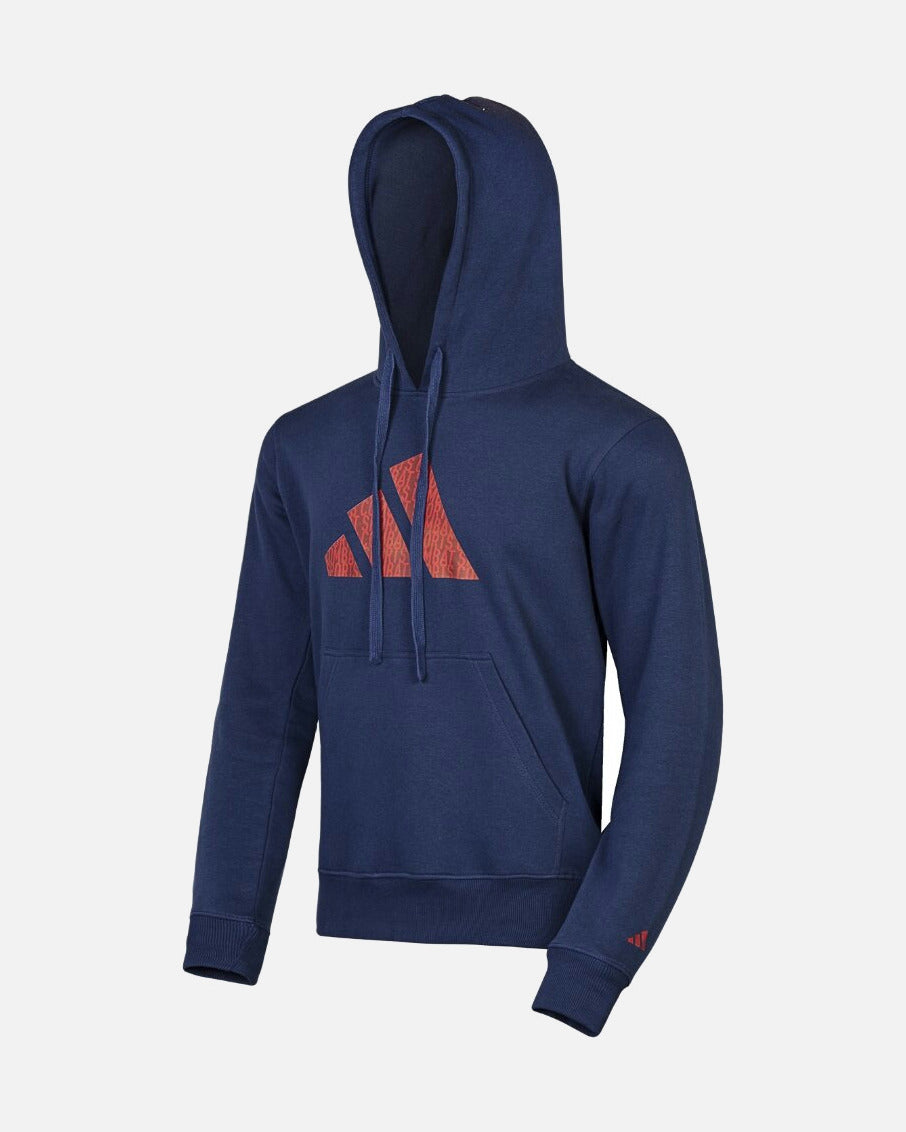 Adidas Hoodie Perfo Script Graphic - Blau