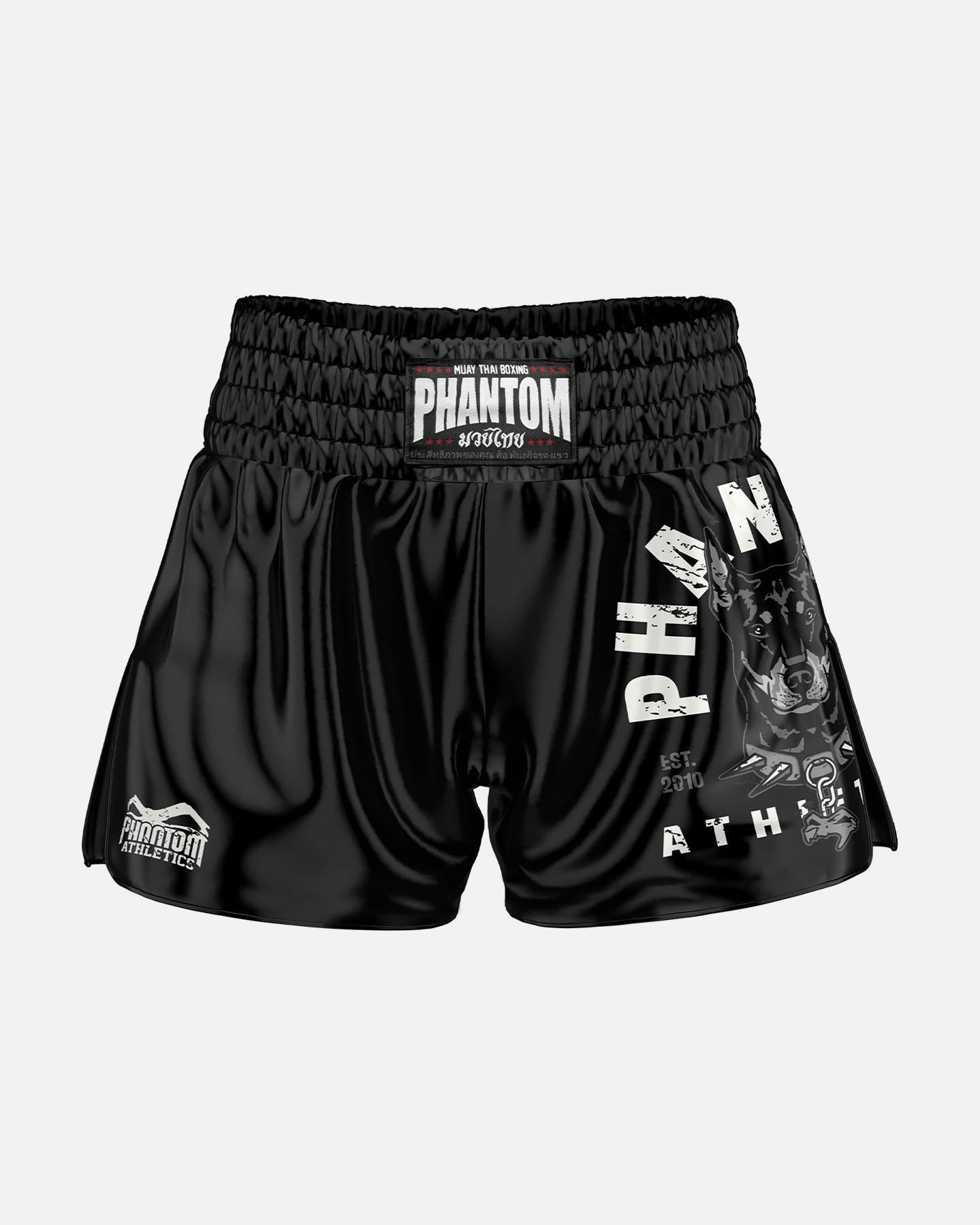 Phantom Athletics Muay Thai Shorts Dobermann - Schwarz
