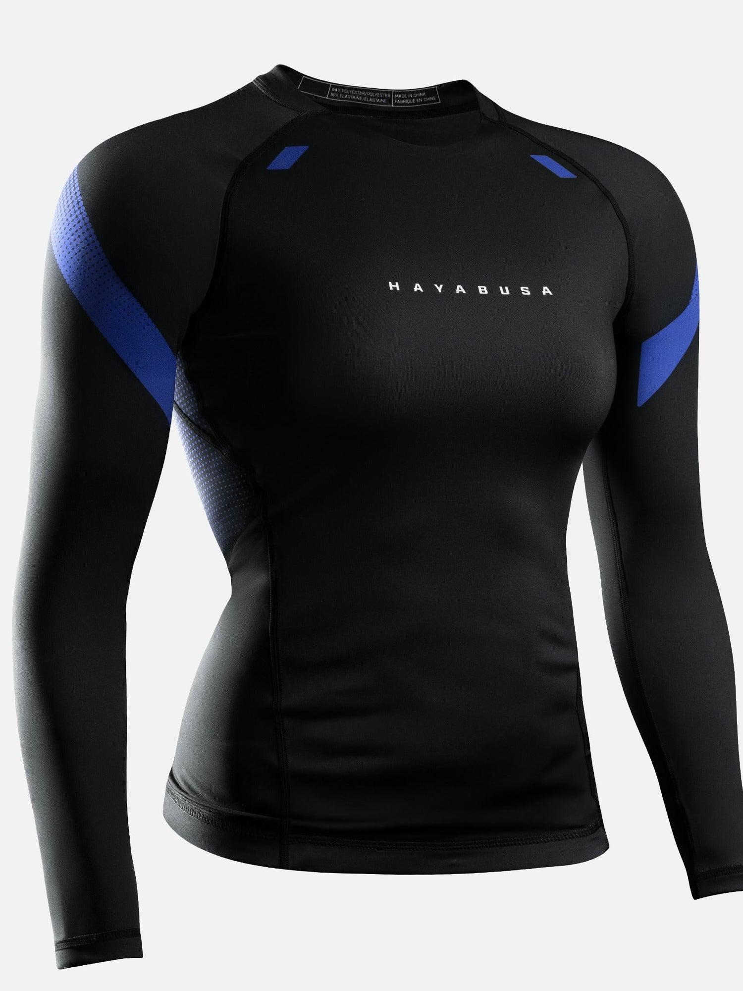 Hayabusa Rashguard Pro Ranked Lange Ärmel Damen - Blau