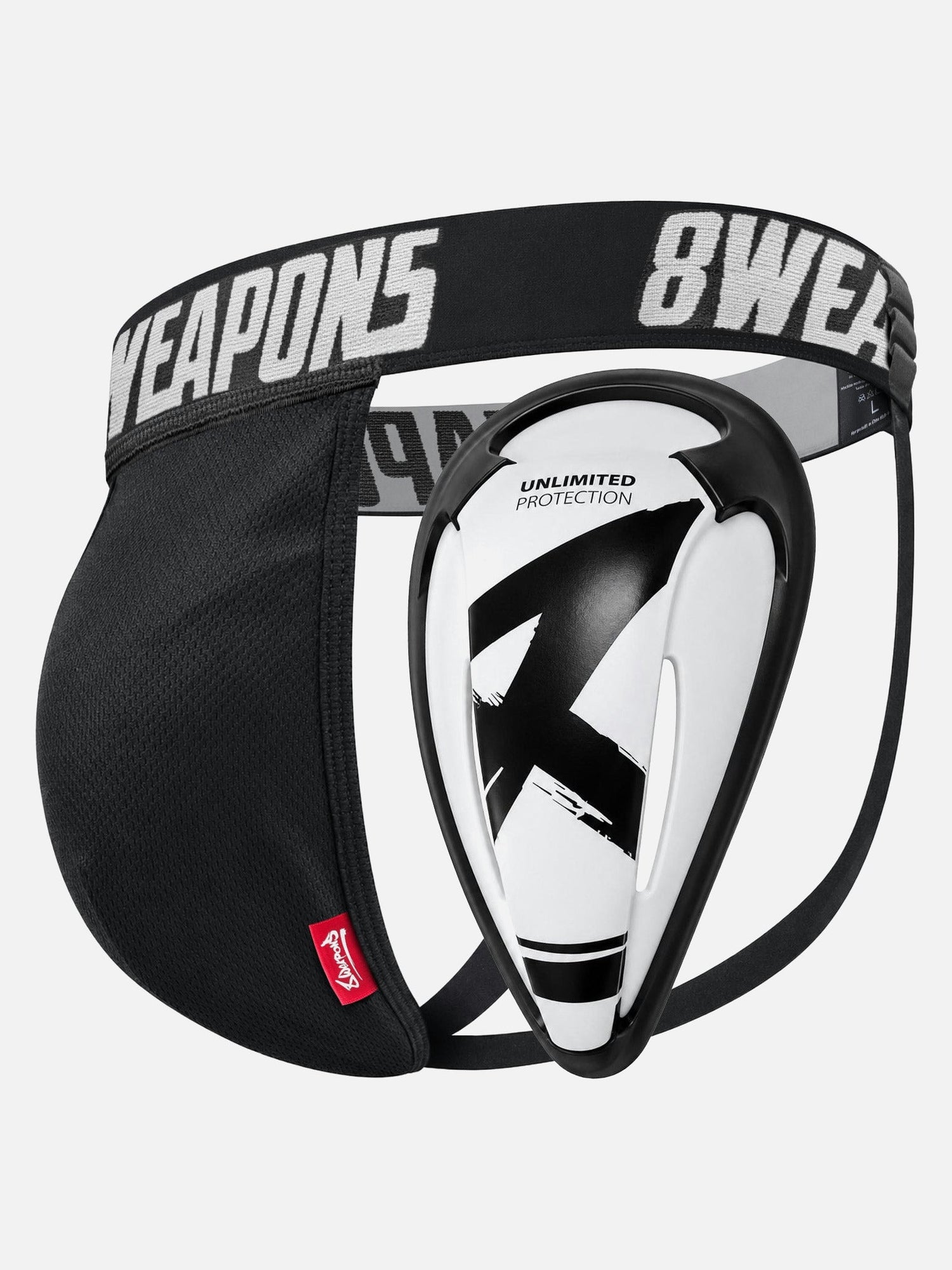 8 WEAPONS Tiefschutz Unlimited - Schwarz/Weiß