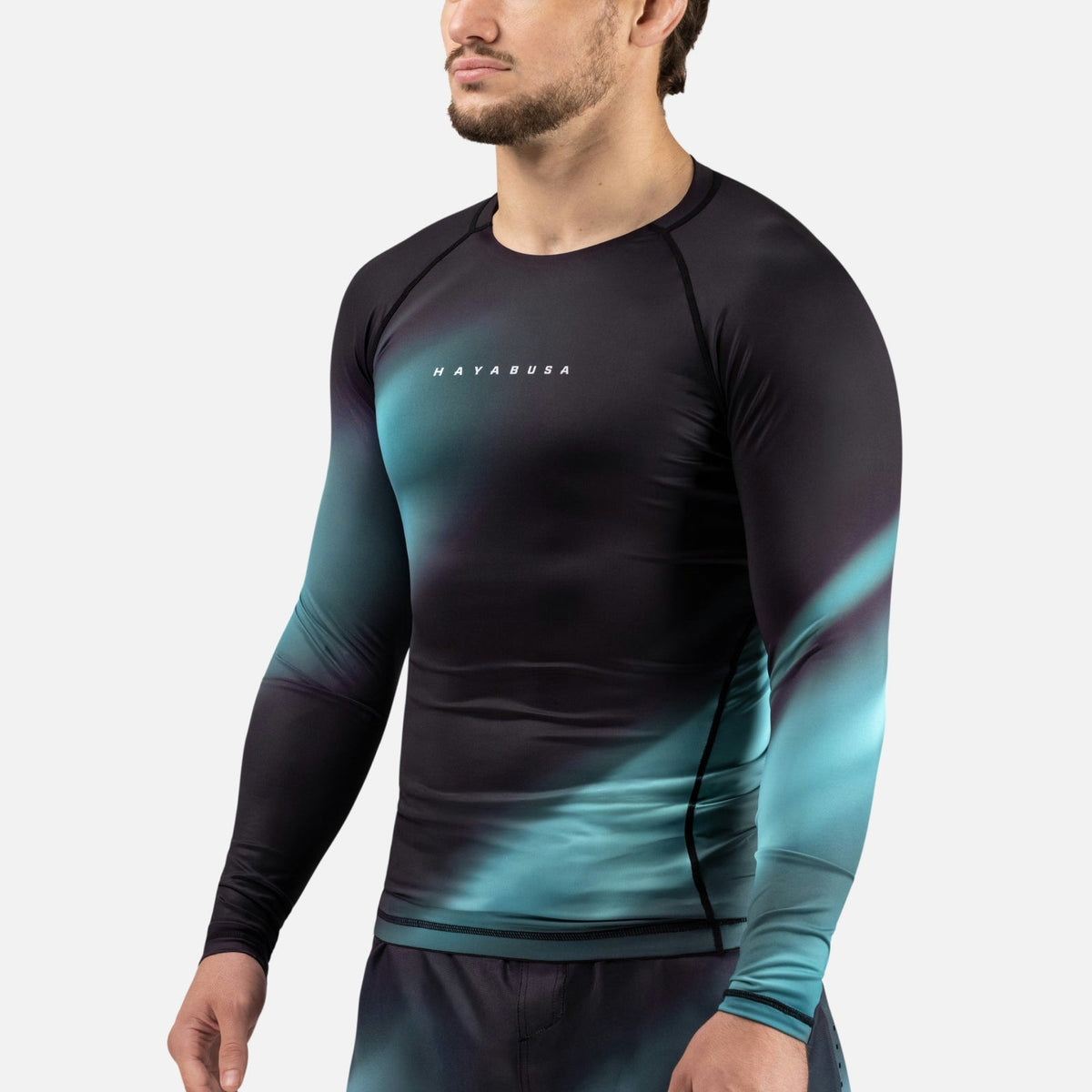 Hayabusa Rashguard Apex Nova Lange Ärmel - Türkis