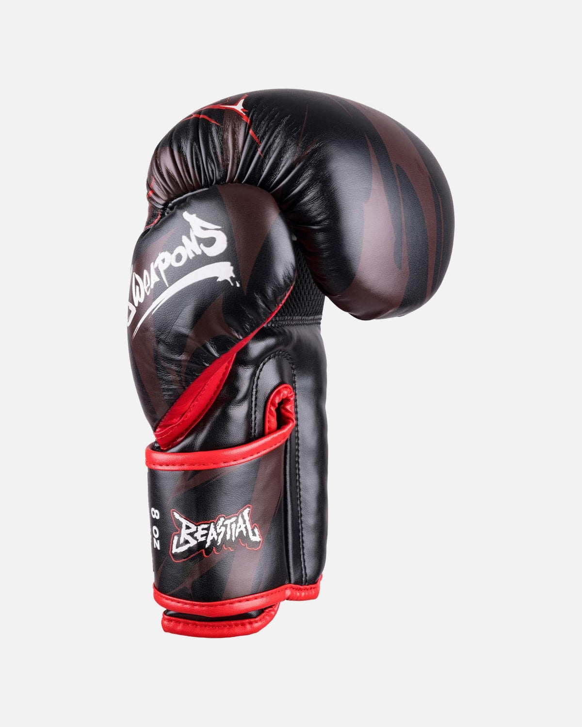 8 WEAPONS Boxhandschuhe Beastial Wolf Kinder - Schwarz/Rot
