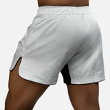 Hayabusa MMA Shorts Hex Mid-Thigh - Weiß