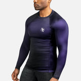 Hayabusa Rashguard Fusion Lange Ärmel - Schwarz/Lila