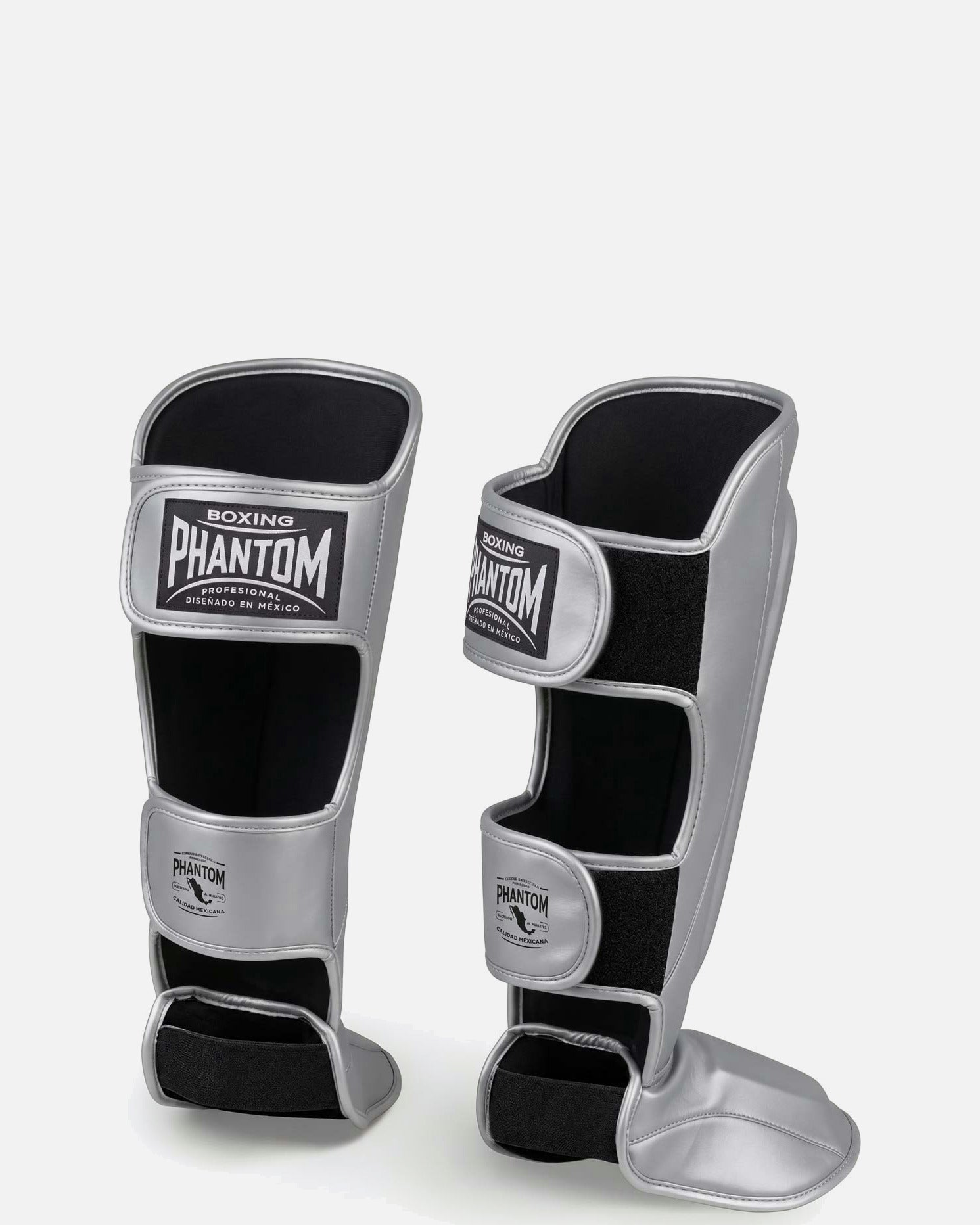 Phantom Athletics Schienbeinschoner Mexico - Silber/Schwarz