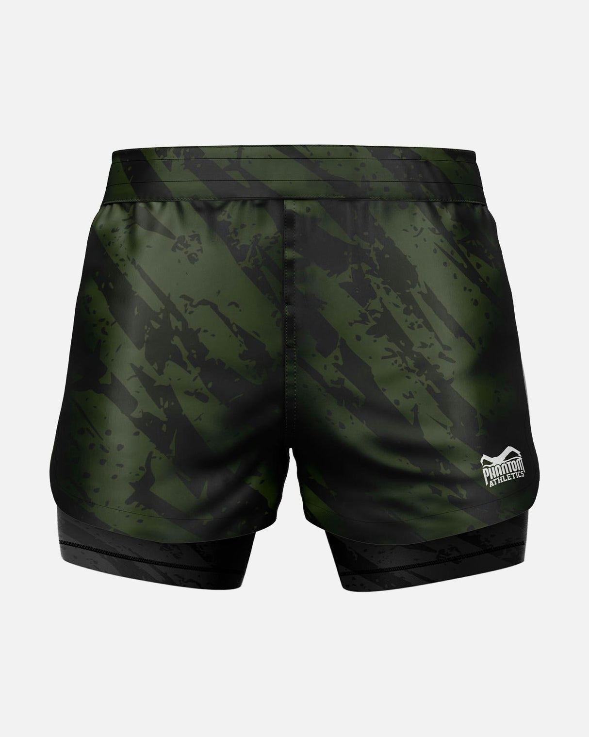 Phantom Athletics MMA Shorts Fusion 2in1 - Grün