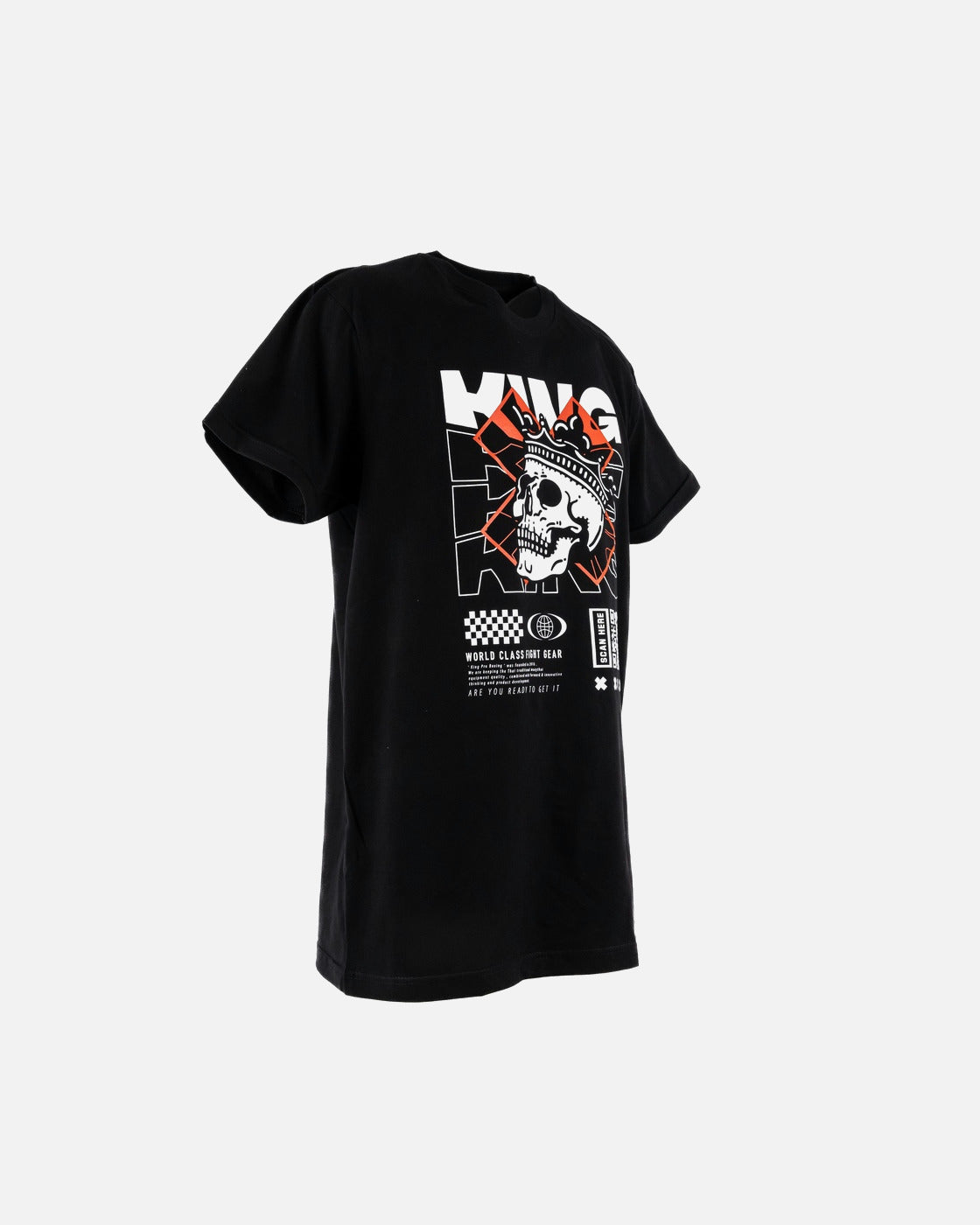 King Pro Boxing T-Shirt Skull 2 - Schwarz