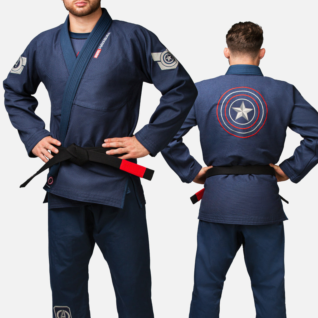 Marvel BJJ Gi Captain America - Blau
