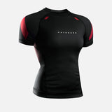 Hayabusa Rashguard Pro Ranked Kurzarm Damen - Schwarz