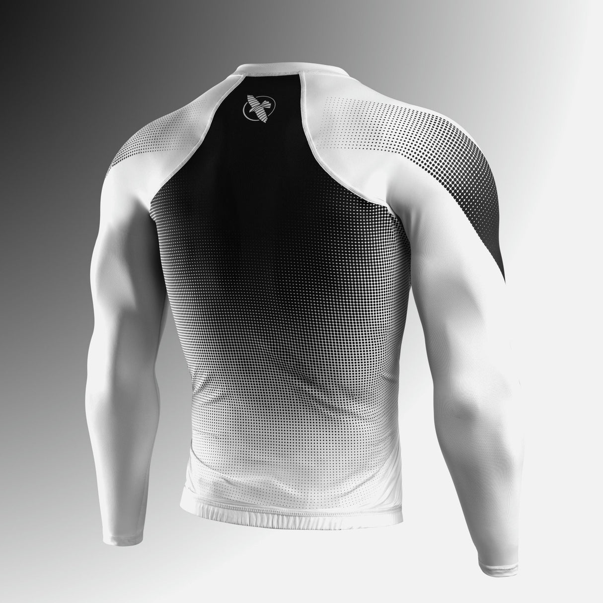 Hayabusa Rashguard Pro Ranked Lange Ärmel - Weiß