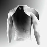 Hayabusa Rashguard Pro Ranked Lange Ärmel - Weiß