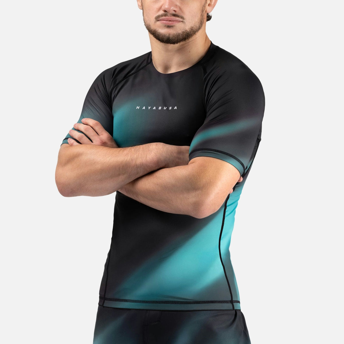 Hayabusa Rashguard Apex Nova Kurzarm - Türkis