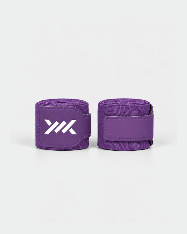 Caged Boxbandagen Essential – Lila (inklusive Waschbeutel)