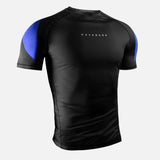 Hayabusa Rashguard Pro Ranked Kurzarm - Blau