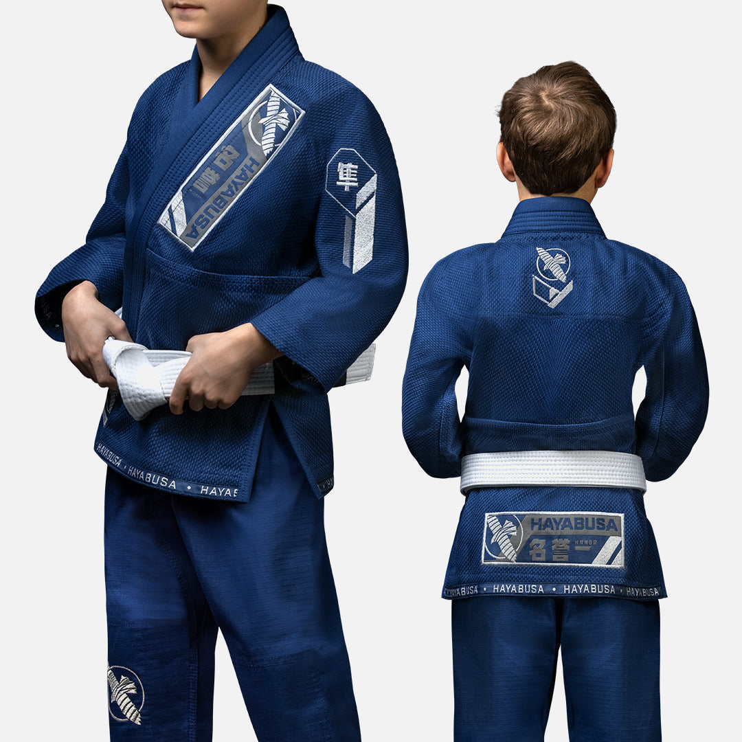 Hayabusa BJJ Gi Ascend Kinder - Marineblau