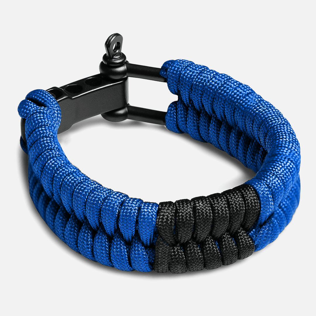 Hayabusa Paracord Jiu Jitsu Armband - Blau