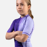 Hayabusa Rashguard Apex Nova Kurzarm Kinder - Lila