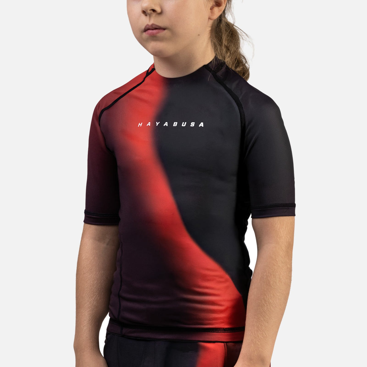 Hayabusa Rashguard Apex Nova Kurzarm Kinder - Rot
