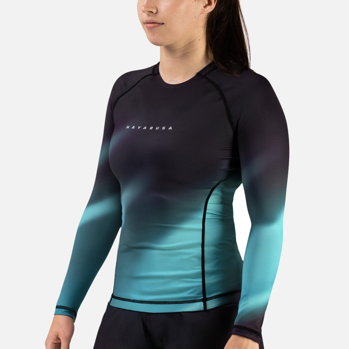 Hayabusa Rashguard Apex Nova Lange Ärmel Damen - Türkis
