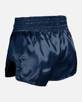 8 WEAPONS Muay Thai Shorts Strike - Dunkelblau/Weiß