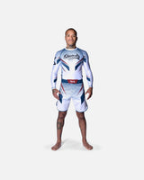 8 WEAPONS Rashguard Shift - Weiß/Navy/Rot