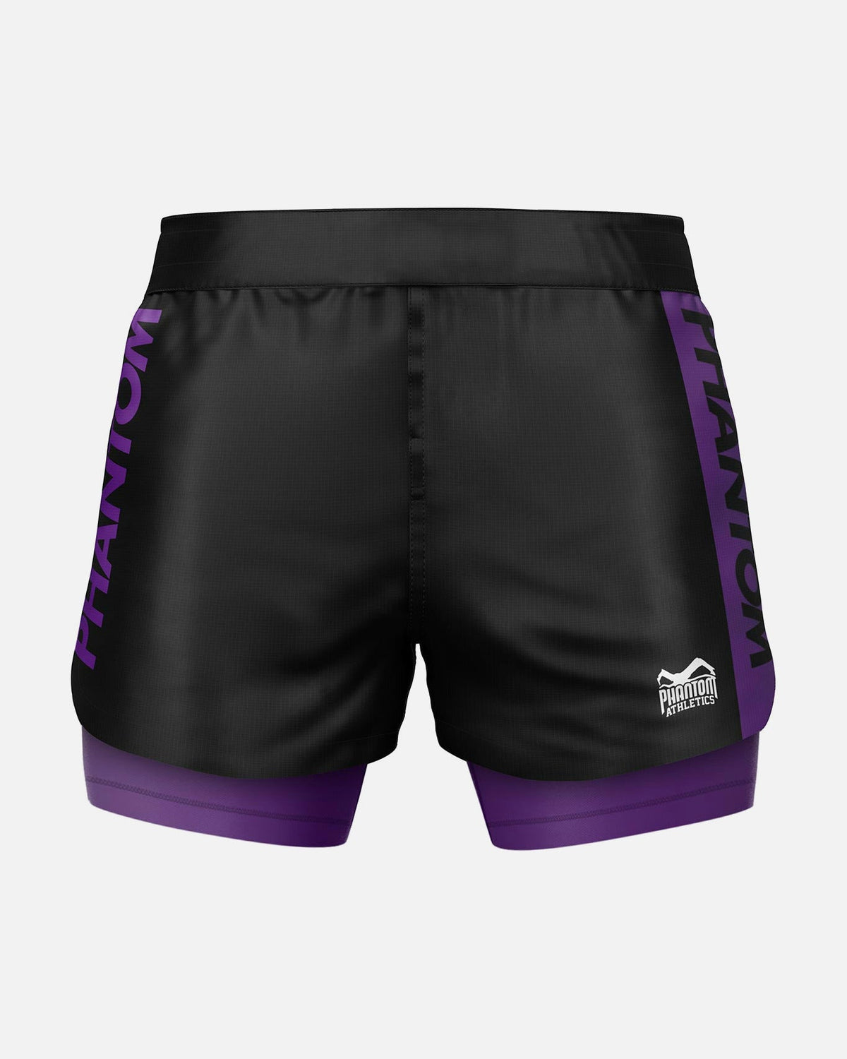 Phantom Athletics Kompressionsshorts Fusion-R 2in1 Ranked - Schwarz/Weiß